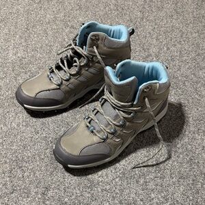 Eddie Bauer Gray and Blue Winter Boots